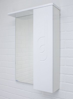 Шкаф-зеркало Лилия 50 правый АЙСБЕРГ (DA2005HZ) в Игриме - igrim.ok-mebel.com | фото 2