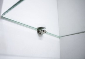 Шкаф-зеркало Мега 85 АЙСБЕРГ (DM4605HZ) в Игриме - igrim.ok-mebel.com | фото 9