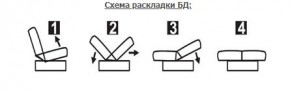 СОФИЯ ЛЮКС Диван БД (пруж.блок) в Игриме - igrim.ok-mebel.com | фото 6