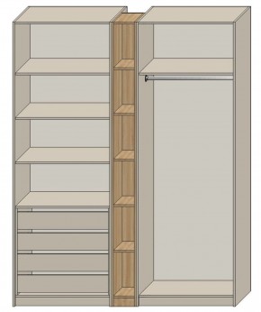 Спальня Серый камень + Кровать (серии «ГЕСТИЯ») в Игриме - igrim.ok-mebel.com | фото 7