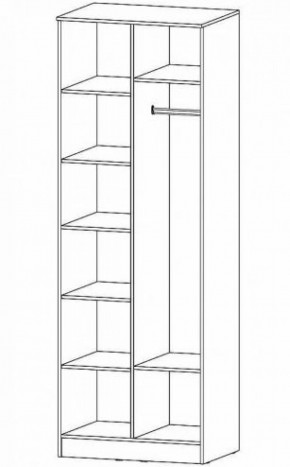 ГАММА Спальный гарнитур (модульный) дуб вотан в Игриме - igrim.ok-mebel.com | фото 9