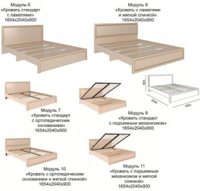 Спальня Беатрис (вариант 1) Дуб млечный в Игриме - igrim.ok-mebel.com | фото 3