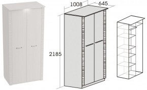 Спальный гарнитур Элана (модульная) Бодега белая в Игриме - igrim.ok-mebel.com | фото 10