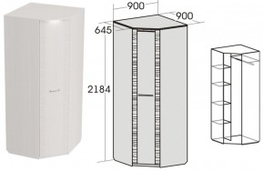 Спальный гарнитур Элана (модульная) Бодега белая в Игриме - igrim.ok-mebel.com | фото 12