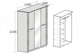 Спальный гарнитур Элана (модульная) Дуб сонома в Игриме - igrim.ok-mebel.com | фото 7