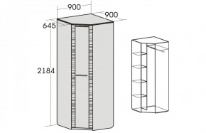 Спальный гарнитур Элана (модульная) Дуб сонома в Игриме - igrim.ok-mebel.com | фото 9