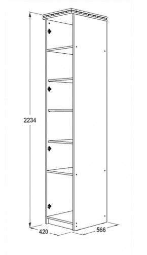 Спальный гарнитур Ольга-13 (модульный) в Игриме - igrim.ok-mebel.com | фото 21