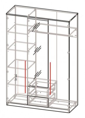 Спальный гарнитур Роксана (модульный) ЯШС в Игриме - igrim.ok-mebel.com | фото 5