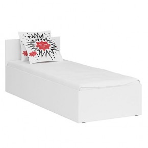 Стандарт Кровать 0800, цвет белый, ШхГхВ 83,5х203,5х70 см., сп.м. 800х2000 мм., без матраса, основание есть в Игриме - igrim.ok-mebel.com | фото