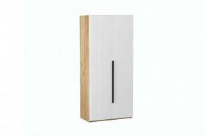 СТЕФАНИ-2 Шкаф (дуб крафт золотой/белый софт) в Игриме - igrim.ok-mebel.com | фото
