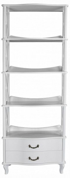 Стеллаж комбинированный Джульетта-4 Л в Игриме - igrim.ok-mebel.com | фото 2