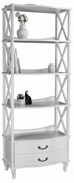 Стеллаж комбинированный Джульетта-4 Л в Игриме - igrim.ok-mebel.com | фото 4