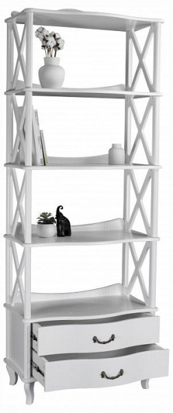 Стеллаж комбинированный Джульетта-4 Л в Игриме - igrim.ok-mebel.com | фото 5