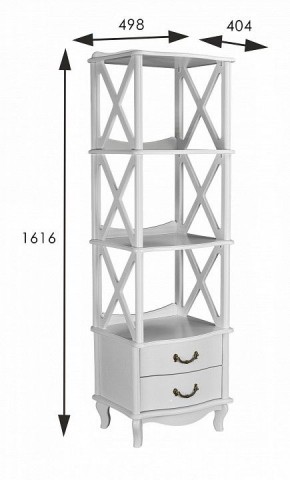 Стеллаж комбинированный Джульетта Л в Игриме - igrim.ok-mebel.com | фото 4
