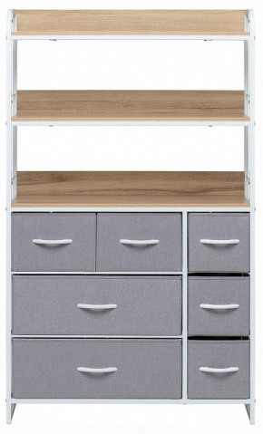 Стеллаж комбинированный Ноа в Игриме - igrim.ok-mebel.com | фото 2