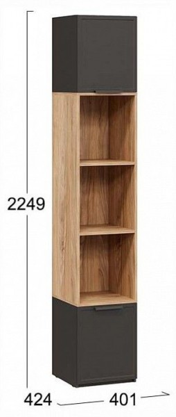 Стеллаж комбинированный Стелла в Игриме - igrim.ok-mebel.com | фото 4