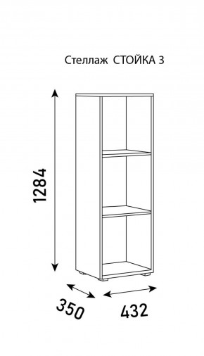 Стеллаж Стойка 3 в Игриме - igrim.ok-mebel.com | фото 5