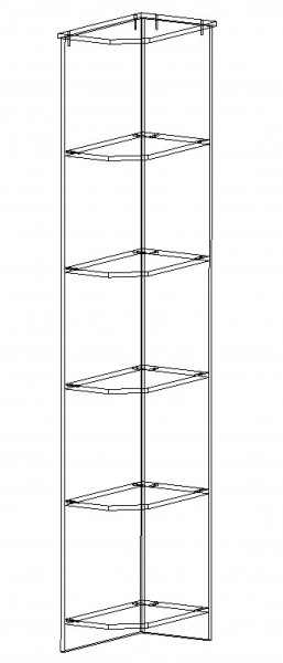 Стенка Сабина (модульная) венге/дуб белфорт в Игриме - igrim.ok-mebel.com | фото 13