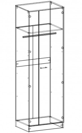 Стенка Сабина (модульная) венге/дуб белфорт в Игриме - igrim.ok-mebel.com | фото 9