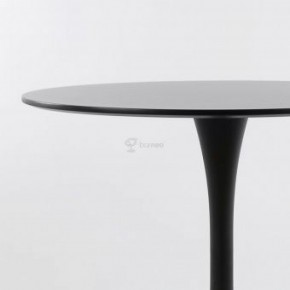 Стол Barneo T-3 Tulip style (RAL9017 черный, D80) в Игриме - igrim.ok-mebel.com | фото