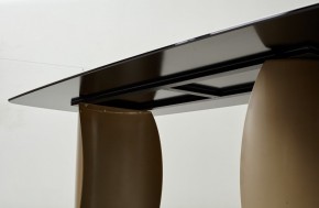 Стол BRONTE 220 KL-188 Контрастный мрамор матовый, итальянская керамика/ Шампань, ®DISAUR в Игриме - igrim.ok-mebel.com | фото 6