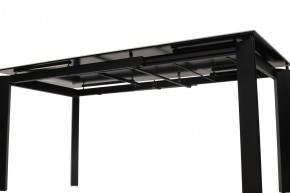 Стол CORNER 120 HIGH GLOSS STATUARIO керамика, стекло/ черный каркас, ®DISAUR в Игриме - igrim.ok-mebel.com | фото 9