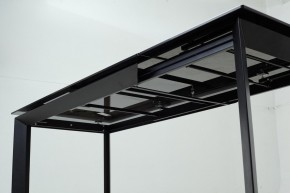 Стол CREMONA 140 KL-99 Белый мрамор матовый, итальянская керамика / черный каркас, ®DISAUR в Игриме - igrim.ok-mebel.com | фото 13
