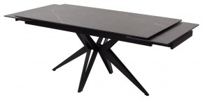 Стол FORIO 160 MATT BLACK MARBLE SOLID CERAMIC / BLACK, ®DISAUR в Игриме - igrim.ok-mebel.com | фото 7