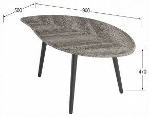 Стол журнальный Берли в Игриме - igrim.ok-mebel.com | фото 4