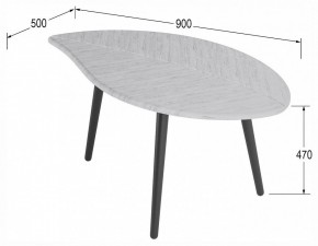 Стол журнальный Берли в Игриме - igrim.ok-mebel.com | фото 5