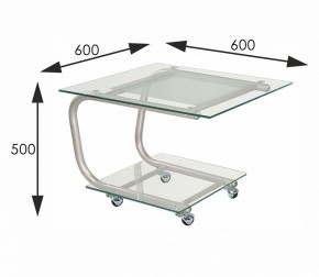 Стол журнальный Дуэт 9 в Игриме - igrim.ok-mebel.com | фото 2