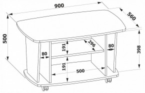 Стол журнальный СЖ-3 в Игриме - igrim.ok-mebel.com | фото 3