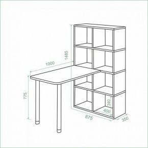 Стол компьютерный Bartolo в Игриме - igrim.ok-mebel.com | фото 3