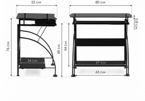 Стол компьютерный Glen в Игриме - igrim.ok-mebel.com | фото 7