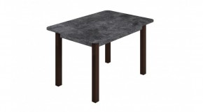 Стол ЛДСП (опоры черные) цемент темный в Игриме - igrim.ok-mebel.com | фото