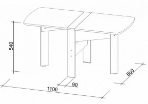 Стол обеденный СтК6 в Игриме - igrim.ok-mebel.com | фото 3