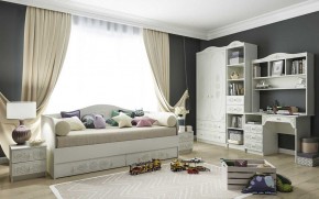 KI-KI СТД1070.1 Стол письменный (белый/белое дерево) в Игриме - igrim.ok-mebel.com | фото 3