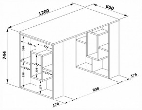 Стол письменный СПм-15 в Игриме - igrim.ok-mebel.com | фото 2