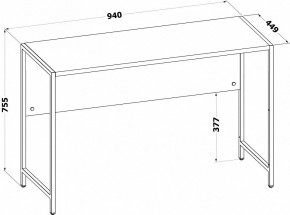 Стол письменный СПМ-400.9 в Игриме - igrim.ok-mebel.com | фото 3