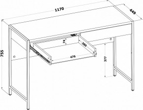 Стол письменный СПМ-402 в Игриме - igrim.ok-mebel.com | фото 4