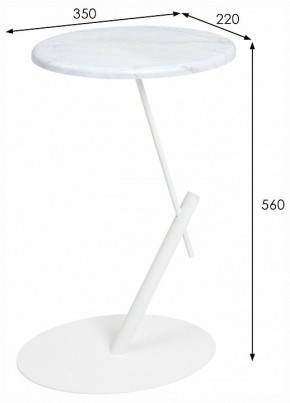 Стол придиванный МеталлАрт М015 в Игриме - igrim.ok-mebel.com | фото 8