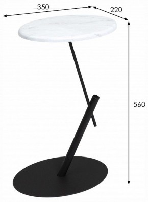Стол придиванный МеталлАрт М015 в Игриме - igrim.ok-mebel.com | фото 7