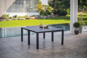 Стол раскладной Джули (Julie Double table 2 configurations) Графит в Игриме - igrim.ok-mebel.com | фото 2