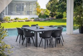 Стол раскладной Джули (Julie Double table 2 configurations) Графит в Игриме - igrim.ok-mebel.com | фото 6