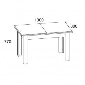 Стол раздвижной, MONAKO, цвет Сосна винтаж/дуб анкона в Игриме - igrim.ok-mebel.com | фото 2