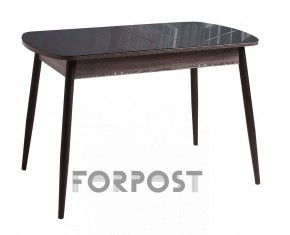 Стол раздвижной со стеклянной столешницей (BLACK, WHITE) в Игриме - igrim.ok-mebel.com | фото