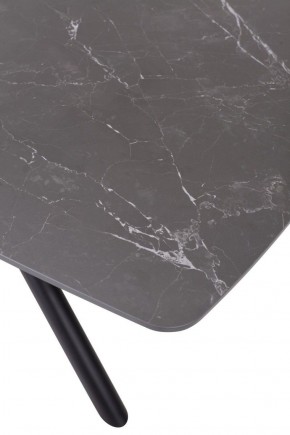 Стол RIVOLI 140 MATT BLACK MARBLE SOLID CERAMIC / BLACK, ®DISAUR в Игриме - igrim.ok-mebel.com | фото 10