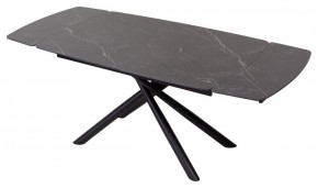 Стол RIVOLI 140 MATT BLACK MARBLE SOLID CERAMIC / BLACK, ®DISAUR в Игриме - igrim.ok-mebel.com | фото 3