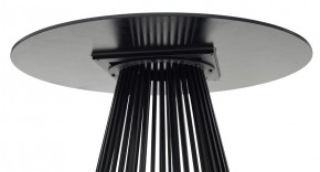 Стол TERNI 120 MATT BLACK MARBLE SOLID CERAMIC Черный мрамор матовый, керамика /Черн.каркас, ®DISAUR в Игриме - igrim.ok-mebel.com | фото 6