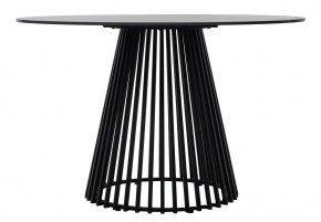 Стол TERNI 120 MATT BLACK MARBLE SOLID CERAMIC Черный мрамор матовый, керамика /Черн.каркас, ®DISAUR в Игриме - igrim.ok-mebel.com | фото 7
